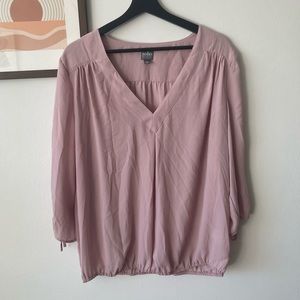 NEW Pink Chiffon Blouse!
